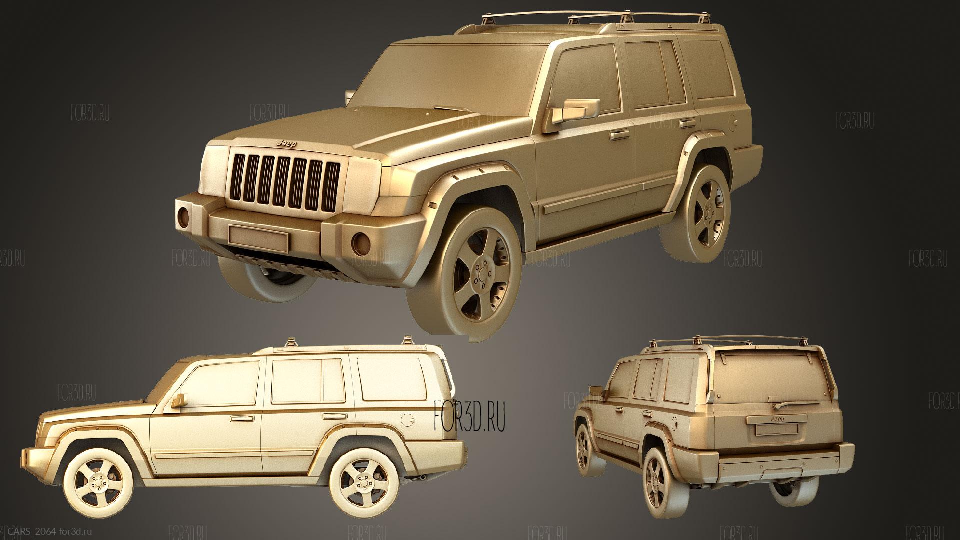 Командир джипа - 3d stl модель для ЧПУ